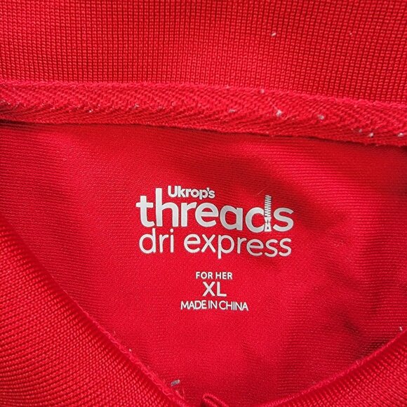 HEB Polo Shirt Womens XL Red Short Sleeve Store Employee Uniform Work Wear - Picture 7 of 8